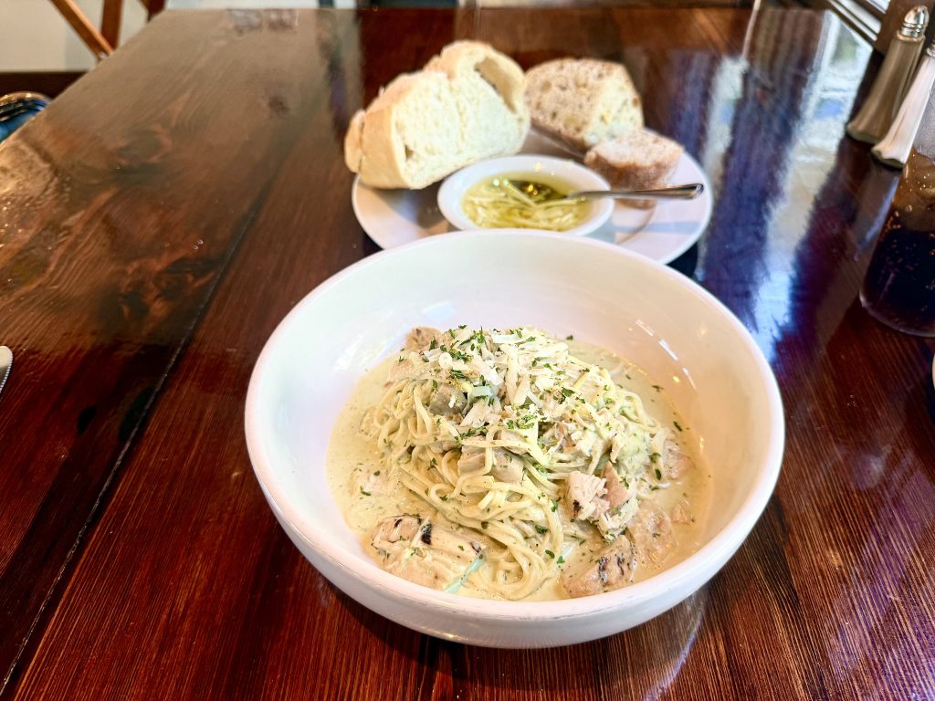 Creamy Chicken Pasta at Tony's Pasta Shop & Trattoria in Chattanooga